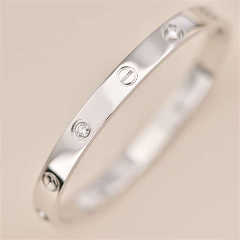 gold diamond cartier love bracelet|19 750 cartier crd 094835.